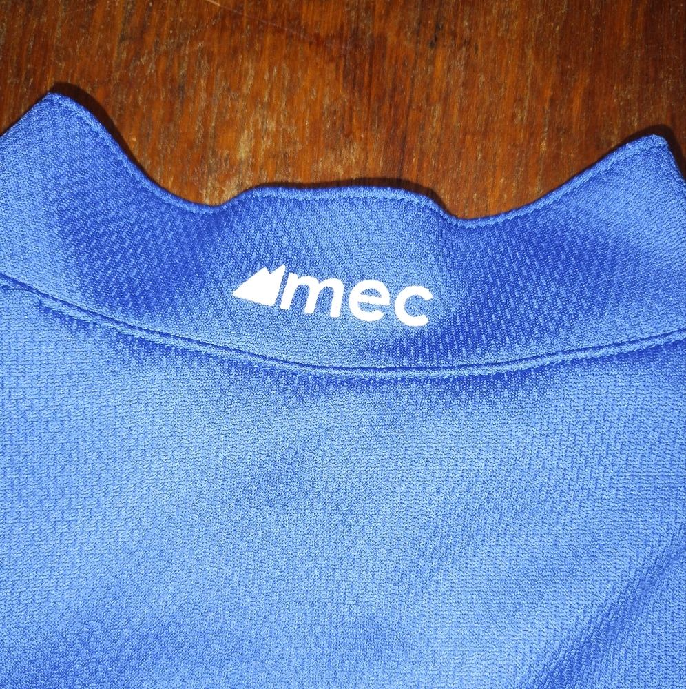 Mountain Equipment Co-op XL Men's Quarter Zip Pullover, Bluish-Purple, H… - Picture 6 of 11